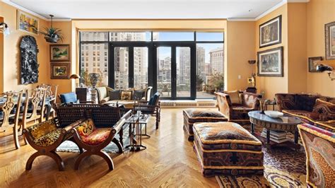 A N.Y.C. Penthouse With Gianni Versace's Furniture 